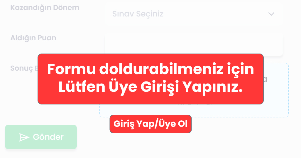 Giriş Yapmak için tıklayın